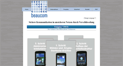 Desktop Screenshot of beaucom.de