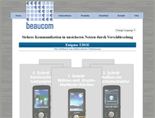 Tablet Screenshot of beaucom.de